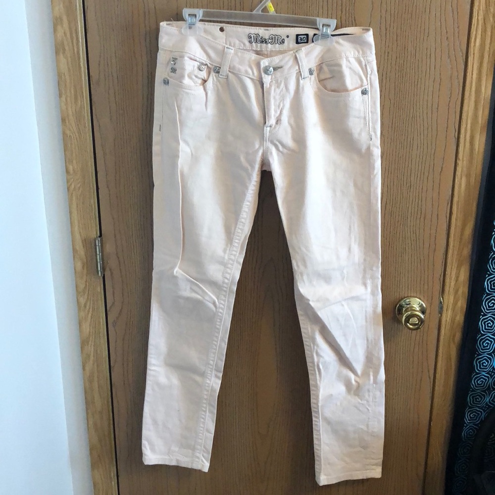 Miss me skinny colored jeans